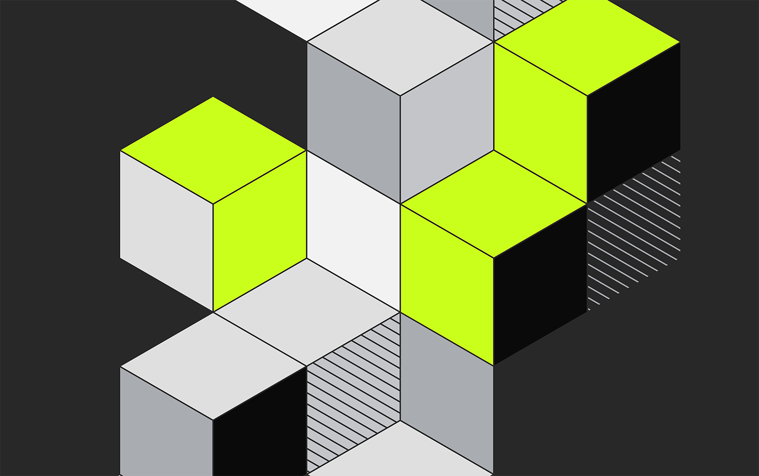 Abstract Sacked Cubes