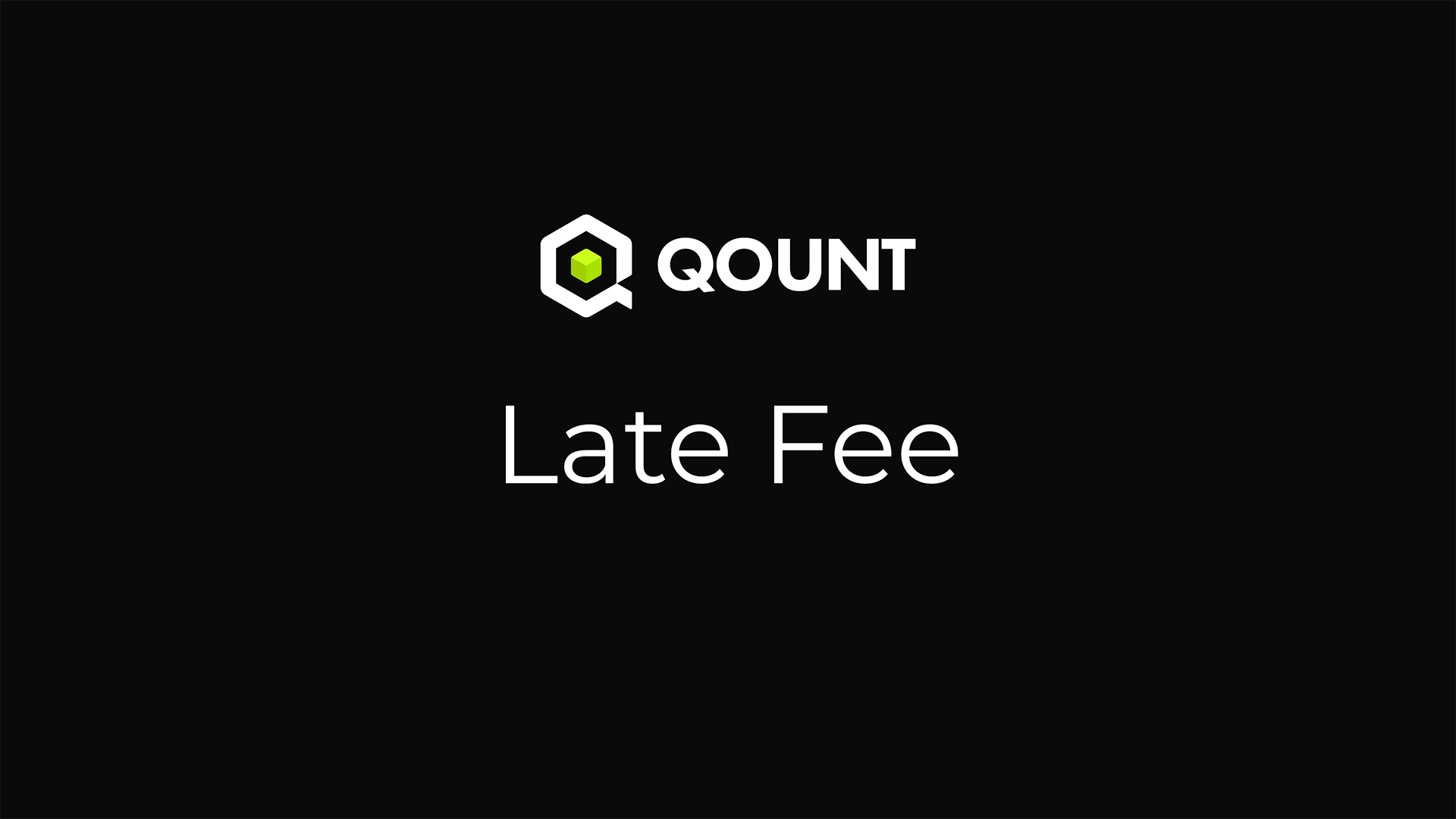 Late fee