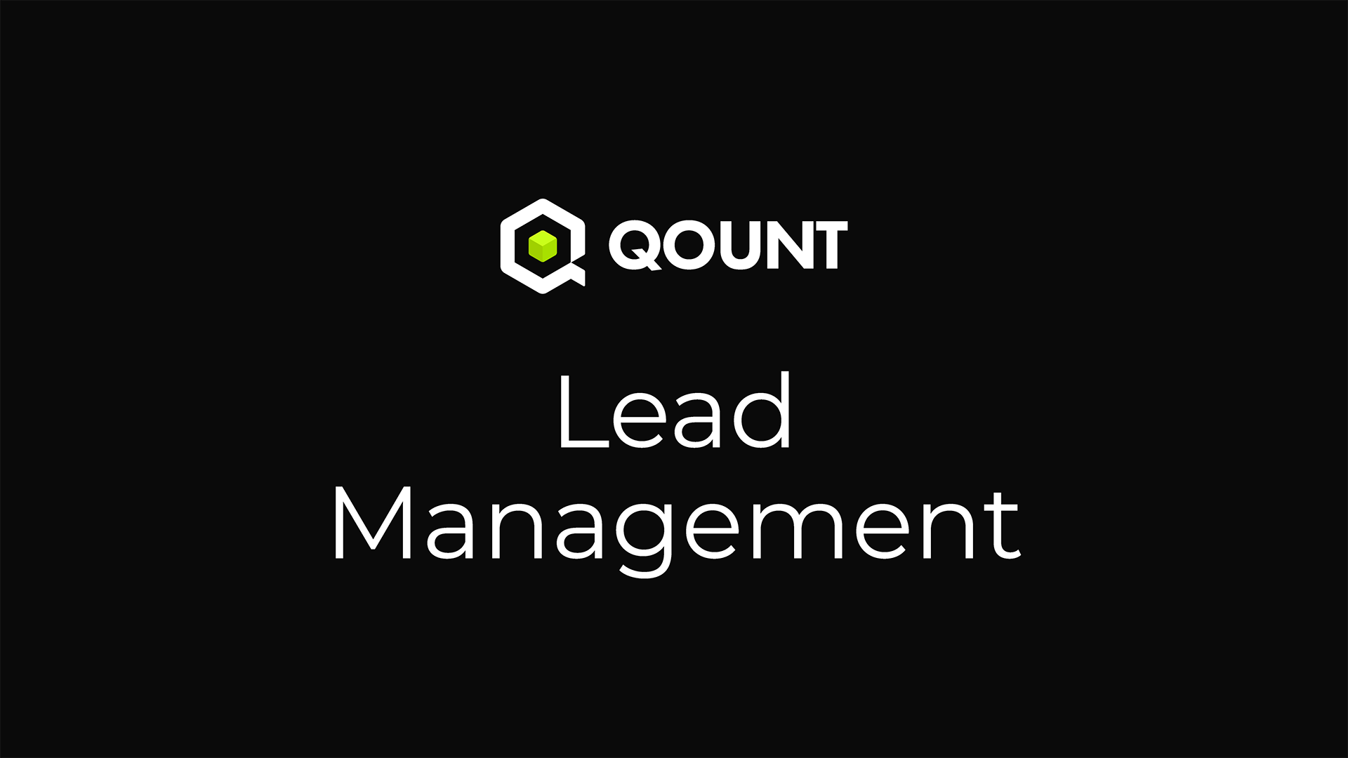 Lead Management