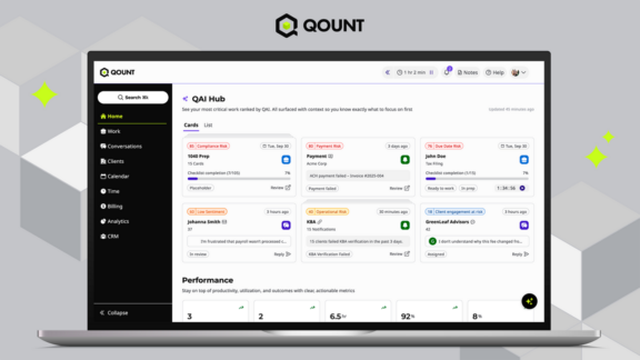 Qount UX/UI Redesign: A Whole New Way for Firms to Work Smarter