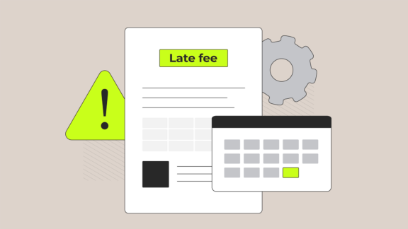Late fee: Automatically Add Charges to Overdue Invoices